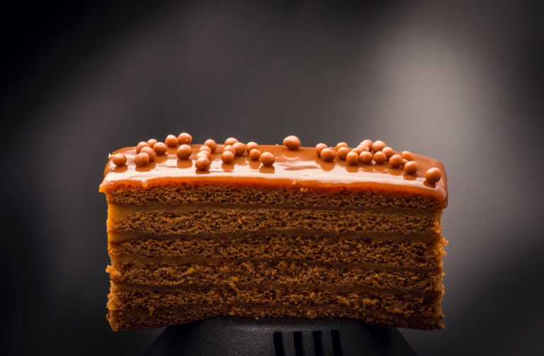 Brown Layered Cake